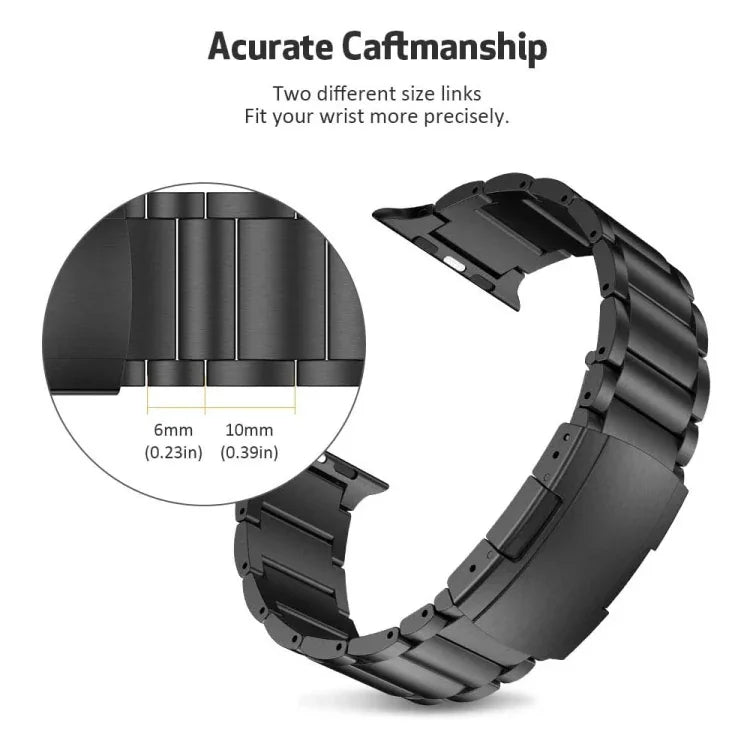 سوار ساعة من سبيكة التيتانيوم لسلسلة Apple Watch، 7 45مم / 6&SE&5&4 44مم / 3&2&1 42مم، 7 41مم / 6&SE&5&4 40مم / 3&2&1 38مم