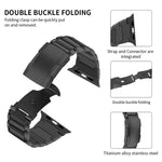 سوار ساعة من سبيكة التيتانيوم لسلسلة Apple Watch، 7 45مم / 6&SE&5&4 44مم / 3&2&1 42مم، 7 41مم / 6&SE&5&4 40مم / 3&2&1 38مم