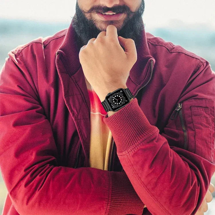 سوار ساعة من سبيكة التيتانيوم لسلسلة Apple Watch، 7 45مم / 6&SE&5&4 44مم / 3&2&1 42مم، 7 41مم / 6&SE&5&4 40مم / 3&2&1 38مم