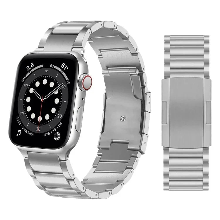 سوار ساعة من سبيكة التيتانيوم لسلسلة Apple Watch، 7 45مم / 6&SE&5&4 44مم / 3&2&1 42مم، 7 41مم / 6&SE&5&4 40مم / 3&2&1 38مم