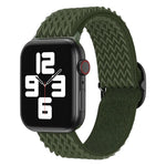 سوار ساعة نايلون بنمط موجي لسلسلة Apple Watch، 7 45مم / 6&SE&5&4 44مم / 3&2&1 42مم، 7 41مم / 6&SE&5&4 40مم / 3&2&1 38مم