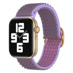 سوار ساعة نايلون بنمط موجي لسلسلة Apple Watch، 7 45مم / 6&SE&5&4 44مم / 3&2&1 42مم، 7 41مم / 6&SE&5&4 40مم / 3&2&1 38مم