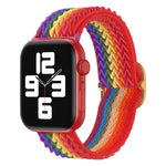 سوار ساعة نايلون بنمط موجي لسلسلة Apple Watch، 7 45مم / 6&SE&5&4 44مم / 3&2&1 42مم، 7 41مم / 6&SE&5&4 40مم / 3&2&1 38مم