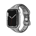 سوار ساعة TPU مع 8 إبزيمات لسلسلة Apple Watch، 7 45مم / 6&SE&5&4 44مم / 3&2&1 42مم، 7 41مم / 6&SE&5&4 40مم / 3&2&1 38مم