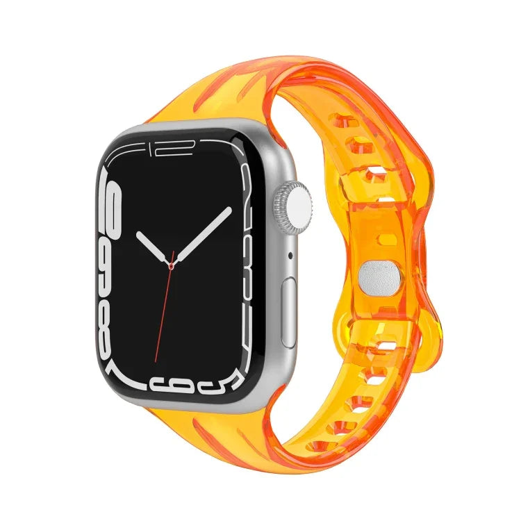 سوار ساعة TPU مع 8 إبزيمات لسلسلة Apple Watch، 7 45مم / 6&SE&5&4 44مم / 3&2&1 42مم، 7 41مم / 6&SE&5&4 40مم / 3&2&1 38مم