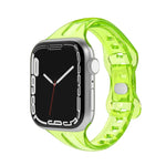 سوار ساعة TPU مع 8 إبزيمات لسلسلة Apple Watch، 7 45مم / 6&SE&5&4 44مم / 3&2&1 42مم، 7 41مم / 6&SE&5&4 40مم / 3&2&1 38مم