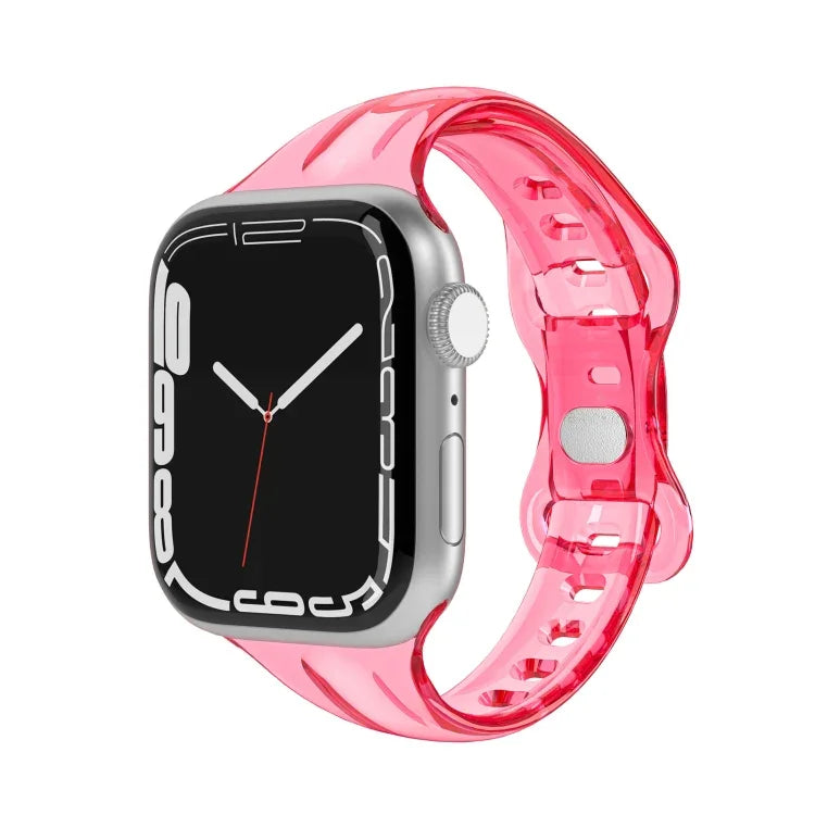سوار ساعة TPU مع 8 إبزيمات لسلسلة Apple Watch، 7 45مم / 6&SE&5&4 44مم / 3&2&1 42مم، 7 41مم / 6&SE&5&4 40مم / 3&2&1 38مم