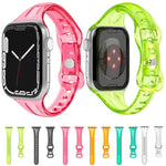 سوار ساعة TPU مع 8 إبزيمات لسلسلة Apple Watch، 7 45مم / 6&SE&5&4 44مم / 3&2&1 42مم، 7 41مم / 6&SE&5&4 40مم / 3&2&1 38مم