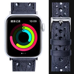 سوار ساعة من الجلد الطبيعي المنسوج لسلسلة Apple Watch، 7 45مم / 6&SE&5&4 44مم / 3&2&1 42مم، 7 41مم / 6&SE&5&4 40مم / 3&2&1 38مم