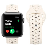 سوار ساعة منسوج لسلسلة Apple Watch، 7 45مم / 6&SE&5&4 44مم / 3&2&1 42مم، 7 41مم / 6&SE&5&4 40مم / 3&2&1 38مم