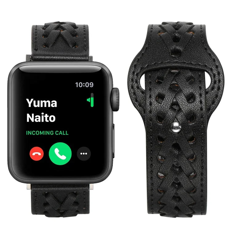 سوار ساعة منسوج لسلسلة Apple Watch، 7 45مم / 6&SE&5&4 44مم / 3&2&1 42مم، 7 41مم / 6&SE&5&4 40مم / 3&2&1 38مم