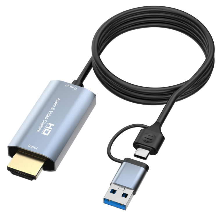 بطاقة التقاط فيديو HDMI/M إلى USB-Type C/M، الطول: 2m، Z36