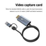 بطاقة التقاط فيديو HDMI/M إلى USB-Type C/M، الطول: 2m، Z36