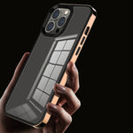 3 in 1 Electroplated Frame Phantom Phone Case, For iPhone 14, For iPhone 14 Plus, For iPhone 14 Pro, For iPhone 14 Pro Max