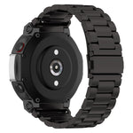 For Huami Amazfit T-Rex 2 Three Strains Steel Watch Band