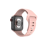 سوار ساعة سيليكون بنمط متموج لسلسلة Apple Watch، 7 45مم / 6&SE&5&4 44مم / 3&2&1 42مم، 7 41مم / 6&SE&5&4 40مم / 3&2&1 38مم