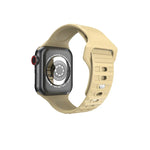 سوار ساعة سيليكون بنمط متموج لسلسلة Apple Watch، 7 45مم / 6&SE&5&4 44مم / 3&2&1 42مم، 7 41مم / 6&SE&5&4 40مم / 3&2&1 38مم