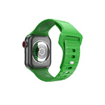 سوار ساعة سيليكون بنمط متموج لسلسلة Apple Watch، 7 45مم / 6&SE&5&4 44مم / 3&2&1 42مم، 7 41مم / 6&SE&5&4 40مم / 3&2&1 38مم