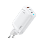 شاحن REMAX RP-U55 Territory Series 65 واط USB + منفذين USB-C / Type-C للشحن السريع، قابس الاتحاد الأوروبي، قابس المملكة المتحدة، قابس الصين
