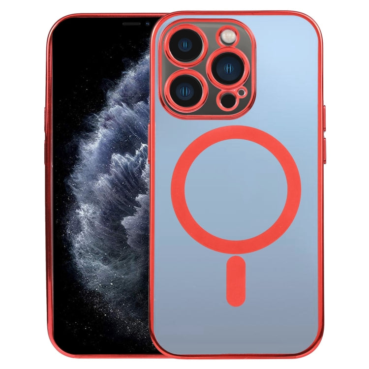 MagSafe Electroplating Straight TPU Phone Case, For iPhone 11, For iPhone 11 Pro, For iPhone 11 Pro Max