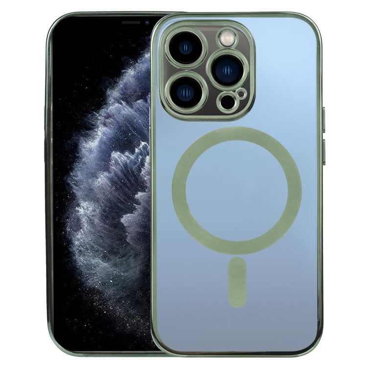 MagSafe Electroplating Straight TPU Phone Case, For iPhone 11, For iPhone 11 Pro, For iPhone 11 Pro Max