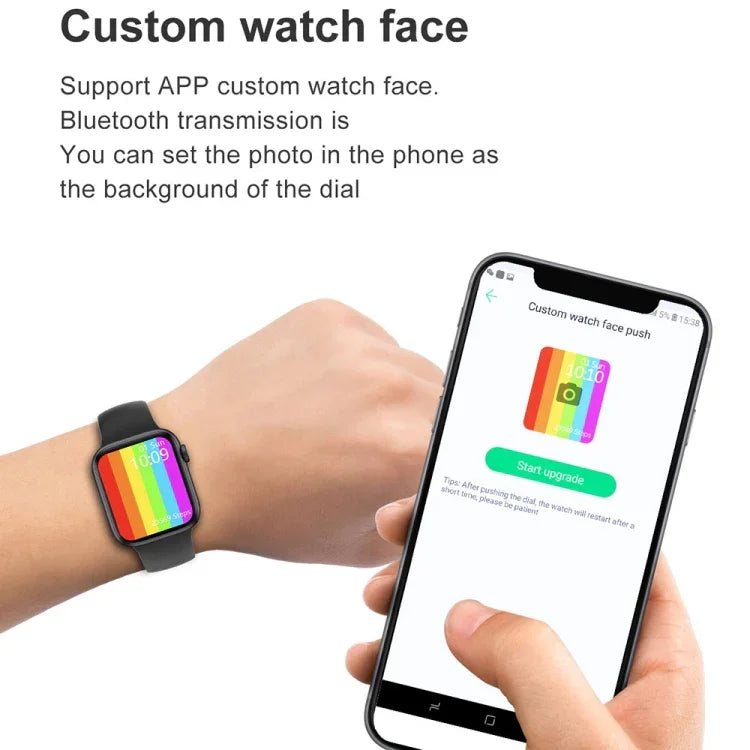 W17 Pro Max 1.9 inch Bluetooth Call Message Reminder Silicone Smart Watch