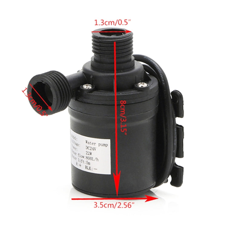 مضخة غاطسة بمحرك بدون فرشاة، رفع DC12V 5.5 م، رفع DC24V 5.5 م