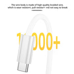 كابل شحن 100 واط 5 دبابيس MagSafe 1 (على شكل L) إلى USB-C / Type-C PD، طول الكابل: 1.8 متر، MagSafe 1 (على شكل L)