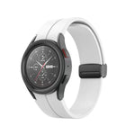 Folding Buckle Silicone Watch Band, For Samsung Galaxy Watch5 40mm / 44mm / Pro 45mm