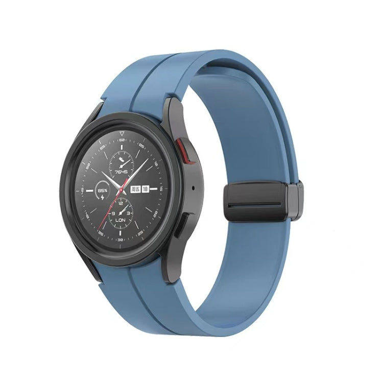 Folding Buckle Silicone Watch Band, For Samsung Galaxy Watch5 40mm / 44mm / Pro 45mm