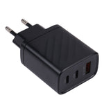 شاحن سفر جداري 3 في 1 AR-892 QC3.0 PD20W USB + USB-C / Type-C، قابس الاتحاد الأوروبي، قابس المملكة المتحدة