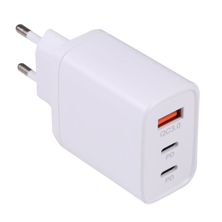 شاحن سفر جداري 3 في 1 AR-892 QC3.0 PD20W USB + USB-C / Type-C، قابس الاتحاد الأوروبي، قابس المملكة المتحدة