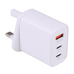 شاحن سفر جداري 3 في 1 AR-892 QC3.0 PD20W USB + USB-C / Type-C، قابس الاتحاد الأوروبي، قابس المملكة المتحدة