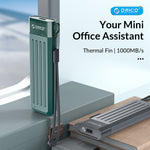 غلاف ORICO-USB3.1 Gen1 Type-C بسرعة 6Gbps لوحدة تخزين M.2 SATA SSD
