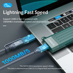 غلاف ORICO-USB3.1 Gen1 Type-C بسرعة 6Gbps لوحدة تخزين M.2 SATA SSD