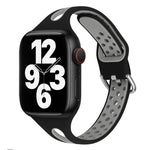 سوار ساعة سيليكون بنمط قطرة ماء لسلسلة Apple Watch، 7 41مم / 6&SE&5&4 40مم / 3&2&1 38مم، 7 45مم / 6&SE&5&4 44مم / 3&2&1 42مم