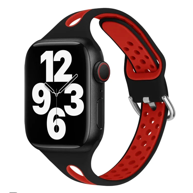 سوار ساعة سيليكون بنمط قطرة ماء لسلسلة Apple Watch، 7 41مم / 6&SE&5&4 40مم / 3&2&1 38مم، 7 45مم / 6&SE&5&4 44مم / 3&2&1 42مم