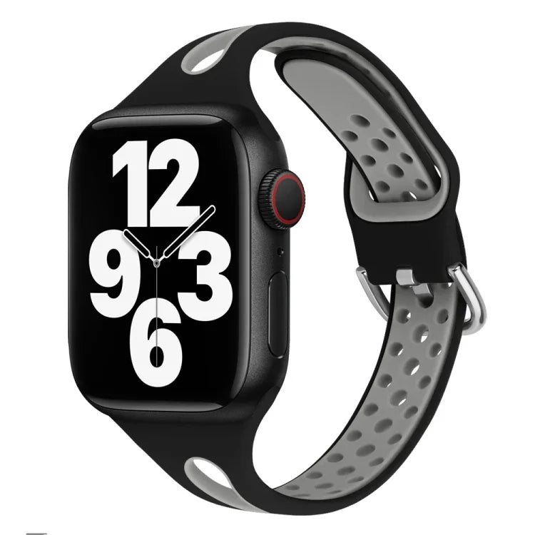 سوار ساعة سيليكون بنمط قطرة ماء لسلسلة Apple Watch، 7 41مم / 6&SE&5&4 40مم / 3&2&1 38مم، 7 45مم / 6&SE&5&4 44مم / 3&2&1 42مم