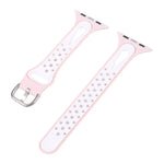 سوار ساعة سيليكون بنمط قطرة ماء لسلسلة Apple Watch، 7 41مم / 6&SE&5&4 40مم / 3&2&1 38مم، 7 45مم / 6&SE&5&4 44مم / 3&2&1 42مم