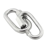 مشبك حلقة توصيل سريع من الفولاذ المقاوم للصدأ 304، 5 قطع 3.5mm، 5 قطع 4mm، 3 قطع 5mm، 3 قطع 6mm، 2 قطع 7mm، 2 قطع 8mm، 9mm، 10mm