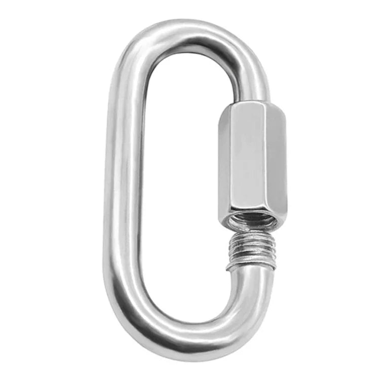 مشبك حلقة توصيل سريع من الفولاذ المقاوم للصدأ 304، 5 قطع 3.5mm، 5 قطع 4mm، 3 قطع 5mm، 3 قطع 6mm، 2 قطع 7mm، 2 قطع 8mm، 9mm، 10mm
