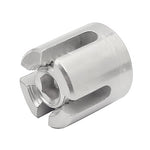مشبك تثبيت حبل سلكي للحديقة من الفولاذ المقاوم للصدأ 316، M8x2، M10x3، M12x4، M12x5، M12x6، M16x8