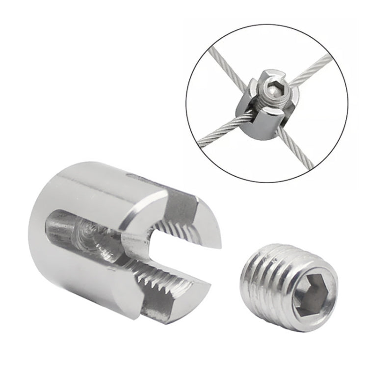 مشبك تثبيت حبل سلكي للحديقة من الفولاذ المقاوم للصدأ 316، M8x2، M10x3، M12x4، M12x5، M12x6، M16x8