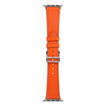 سوار ساعة جلد ميكروفايبر ذو لفّة واحدة لسلسلة Apple Watch، 7 45مم / 6&SE&5&4 44مم / 3&2&1 42مم، 7 41مم / 6&SE&5&4 40مم / 3&2&1 38مم