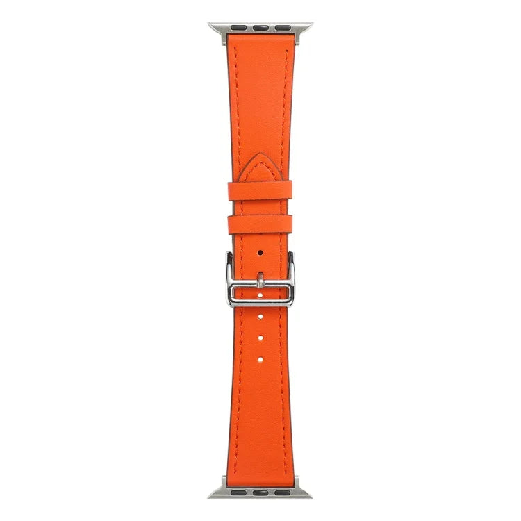 سوار ساعة جلد ميكروفايبر ذو لفّة واحدة لسلسلة Apple Watch، 7 45مم / 6&SE&5&4 44مم / 3&2&1 42مم، 7 41مم / 6&SE&5&4 40مم / 3&2&1 38مم