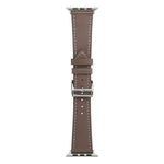 سوار ساعة جلد ميكروفايبر ذو لفّة واحدة لسلسلة Apple Watch، 7 45مم / 6&SE&5&4 44مم / 3&2&1 42مم، 7 41مم / 6&SE&5&4 40مم / 3&2&1 38مم
