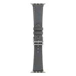 سوار ساعة جلد ميكروفايبر ذو لفّة واحدة لسلسلة Apple Watch، 7 45مم / 6&SE&5&4 44مم / 3&2&1 42مم، 7 41مم / 6&SE&5&4 40مم / 3&2&1 38مم