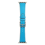 سوار ساعة جلد ميكروفايبر ذو لفّة واحدة لسلسلة Apple Watch، 7 45مم / 6&SE&5&4 44مم / 3&2&1 42مم، 7 41مم / 6&SE&5&4 40مم / 3&2&1 38مم