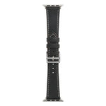 سوار ساعة جلد ميكروفايبر ذو لفّة واحدة لسلسلة Apple Watch، 7 45مم / 6&SE&5&4 44مم / 3&2&1 42مم، 7 41مم / 6&SE&5&4 40مم / 3&2&1 38مم