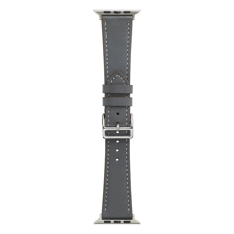سوار ساعة جلد ميكروفايبر ذو لفّة واحدة لسلسلة Apple Watch، 7 45مم / 6&SE&5&4 44مم / 3&2&1 42مم، 7 41مم / 6&SE&5&4 40مم / 3&2&1 38مم